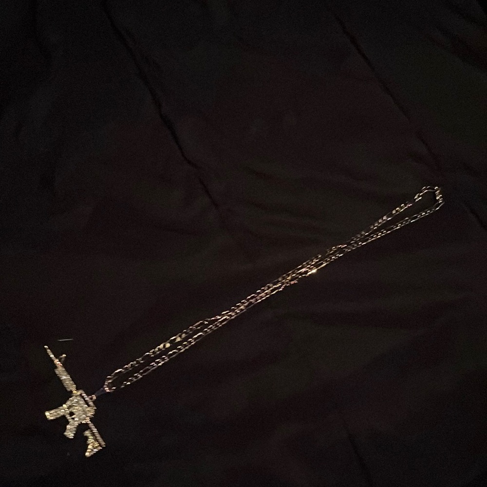 14k gold plated 24” CZ chain